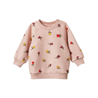 Emerson Sweater - Tulips Rose Dust Print