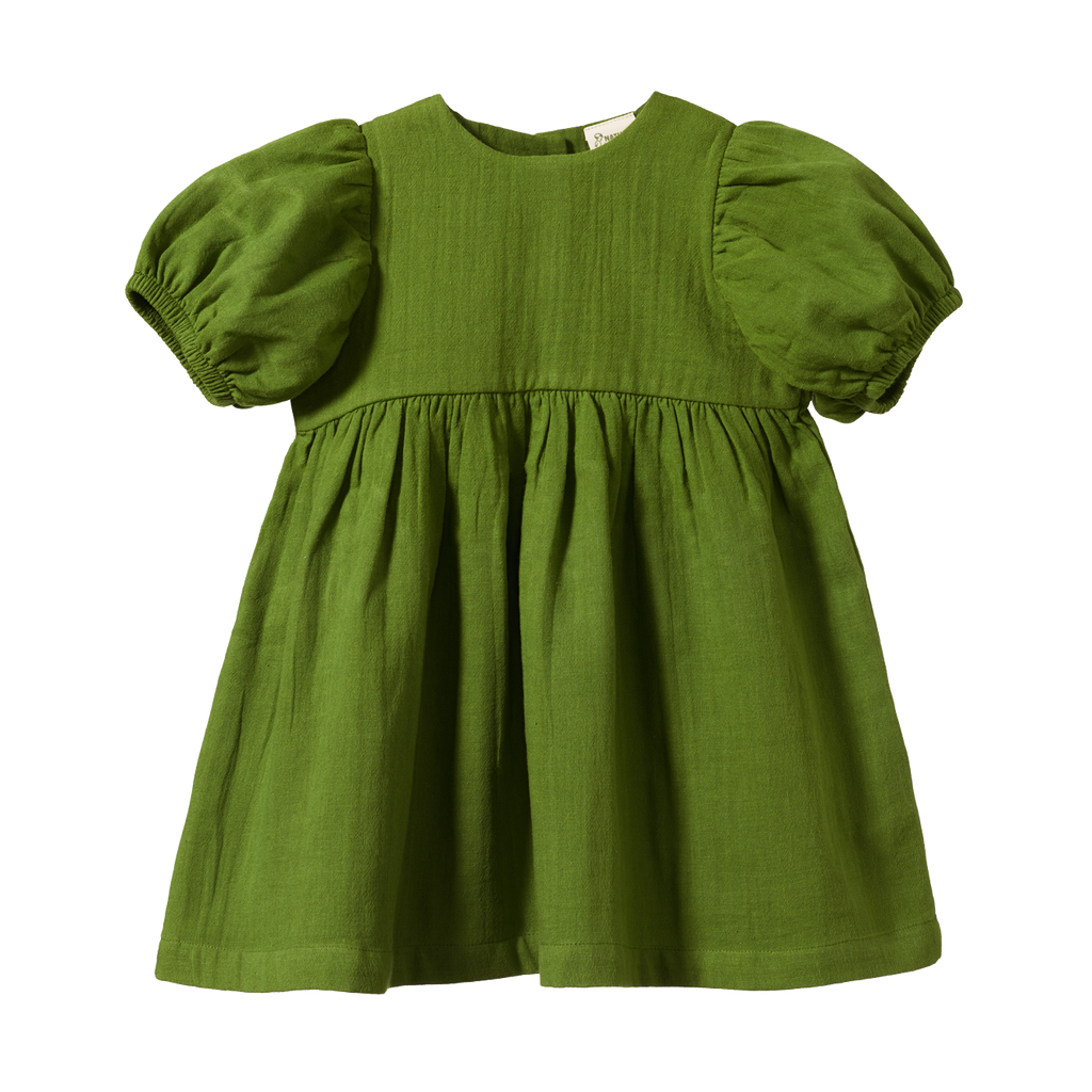 Nature Baby Albertine Dress - Leaf Crinkle