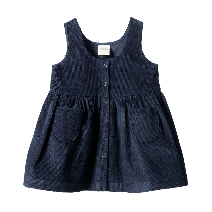 Nature Baby Amelia Pinafore - Navy