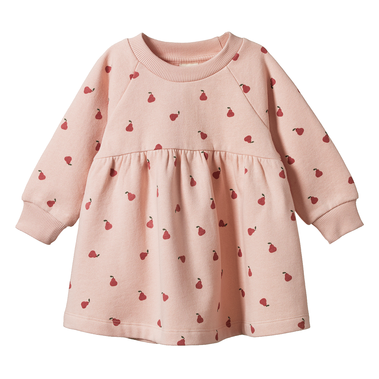 Nature Baby Inés Dress - Petite Pear Rose Dust Print