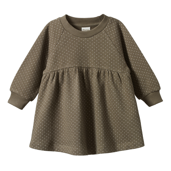 Nature Baby Inés Dress - Seed Mini Dot Print
