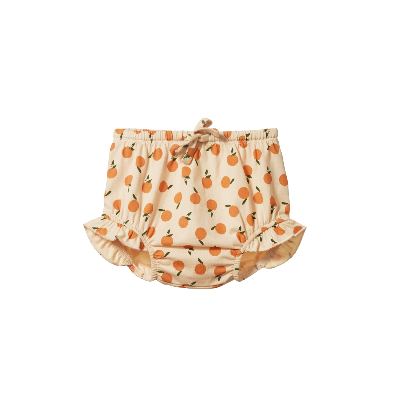 Nature Baby Petal Bloomers - Orange Blossom Print