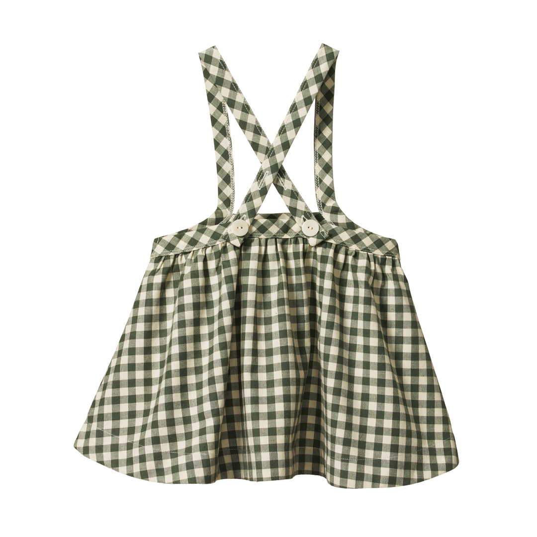 Nature Baby May Pinafore - Thyme Check