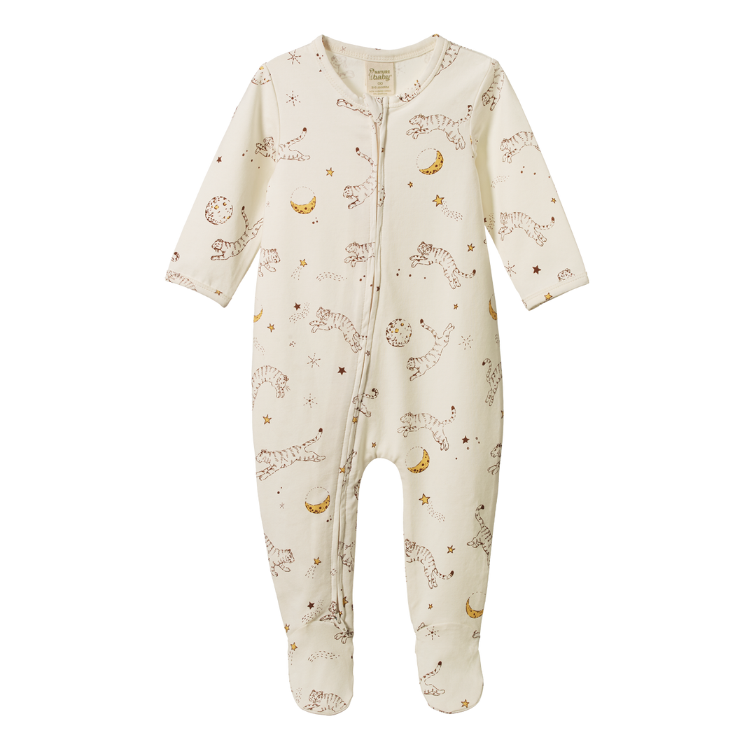 Nature Baby Dreamlands Suit - Dream Tigers Natural Print