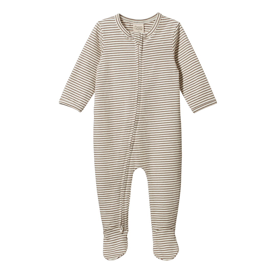 Nature Baby Dreamlands Suit - Mushroom Pinstripe