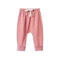 Nature Baby Merino Essential Drawstring Pants - Petunia