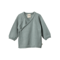 Merino Knit Kimono Jacket - Sage