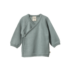 Merino Knit Kimono Jacket - Sage