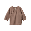 Merino Knit Kimono Jacket - Sparrow