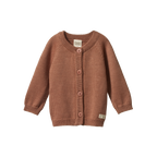 Nature Baby Merino Knit Cardigan - Hazelnut