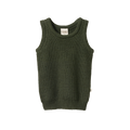 Merino Knit Vest - Thyme Chunky Knit