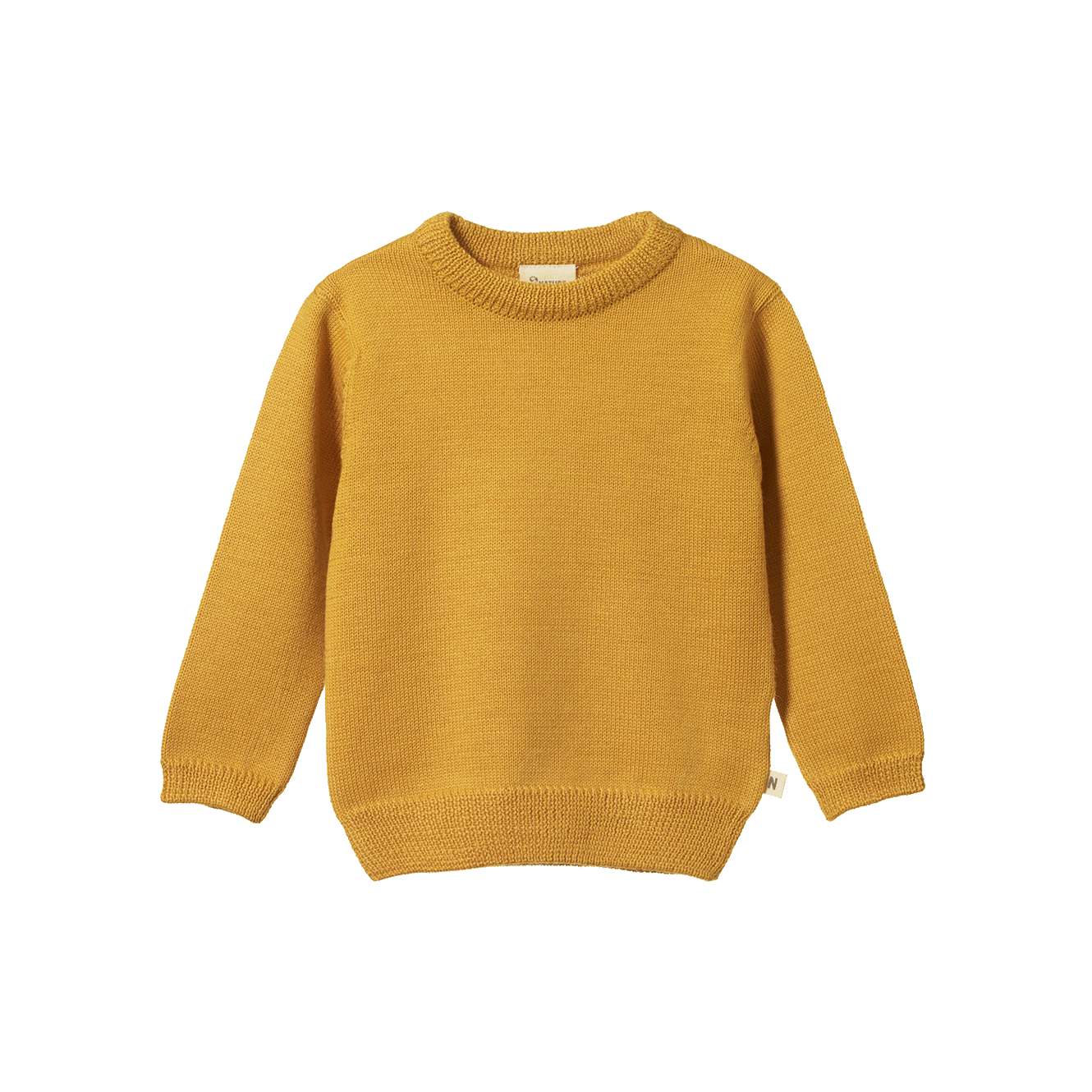 Nature Baby Merino Knit Pullover - Yellow Sun