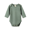 Merino Essentials Long Sleeve Bodysuit - Nettle