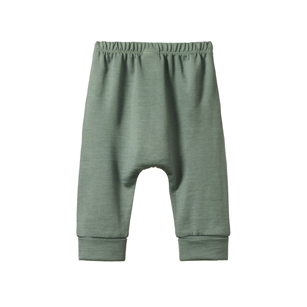 Nature Baby Merino Essentials Drawstring Pants - Nettle