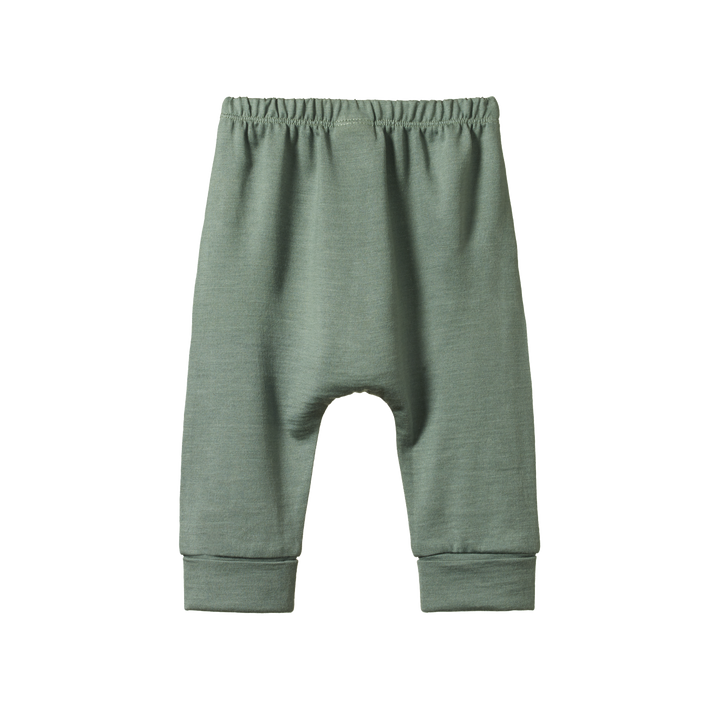 Nature Baby Merino Essentials Drawstring Pants - Nettle