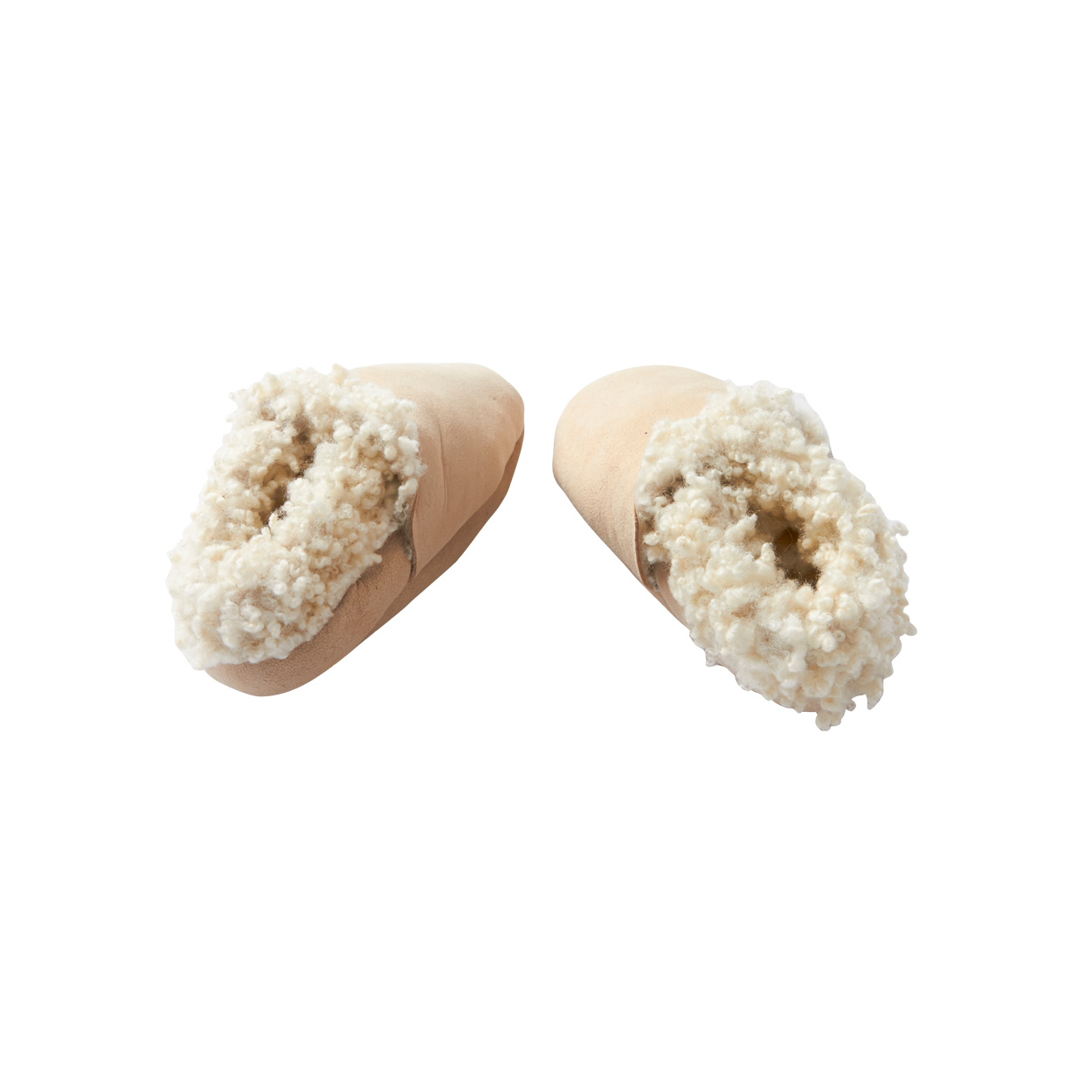 Nature Baby Lambskin Booties - Cream