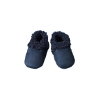 Lambskin Booties - Navy