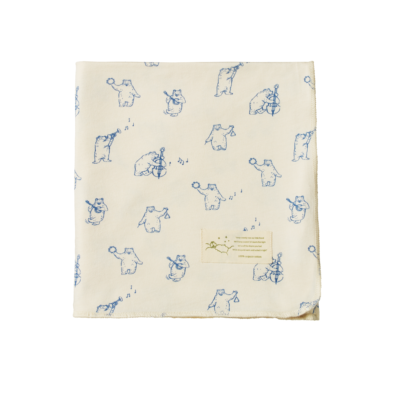 Nature Baby Wrap - Bluegrass Bears Print