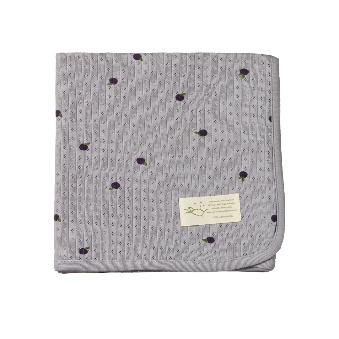 Nature Baby Wrap Pointelle - Petite Plum Print