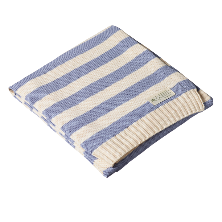 Nature Baby Dune Blanket - Bold Dusky Stripe