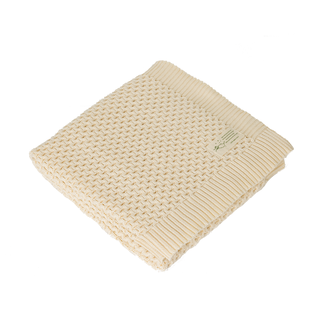 Nature Baby Cot Blanket - Honeycomb