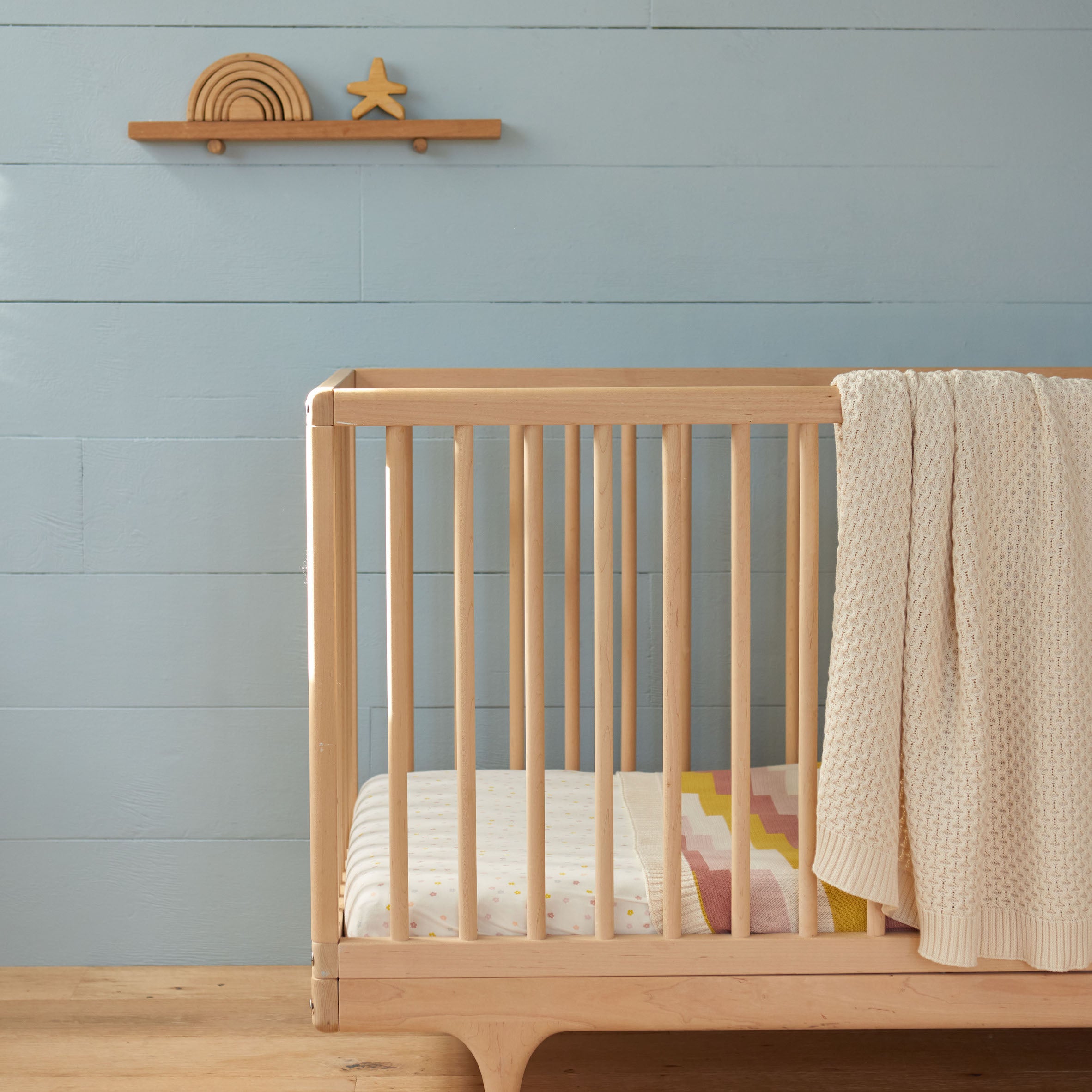 Nature Baby Cot Blanket - Honeycomb