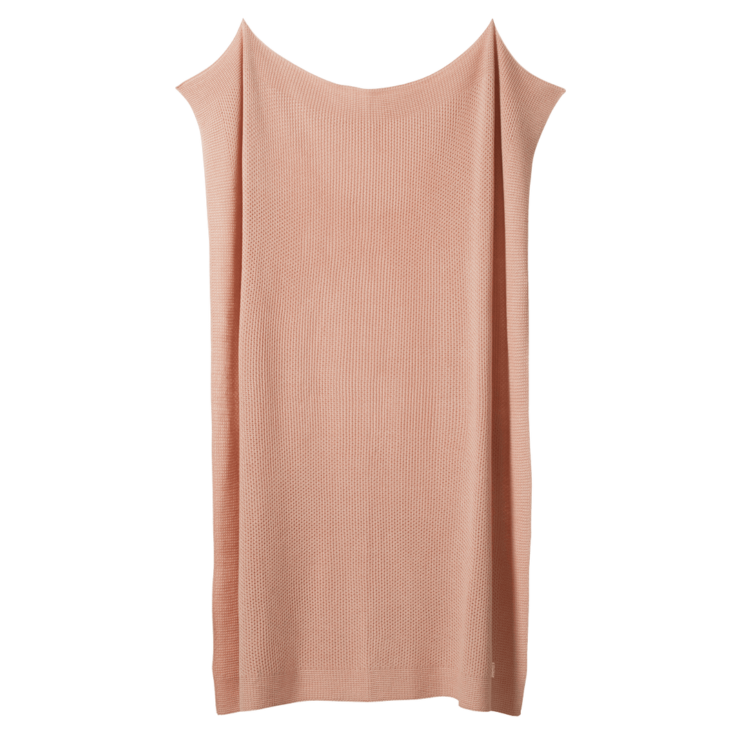 Nature Baby Merino Knit Bassinet Blanket Rose Dust Daisy and Hen