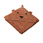 Bear Hooded Towel - Hazelnut