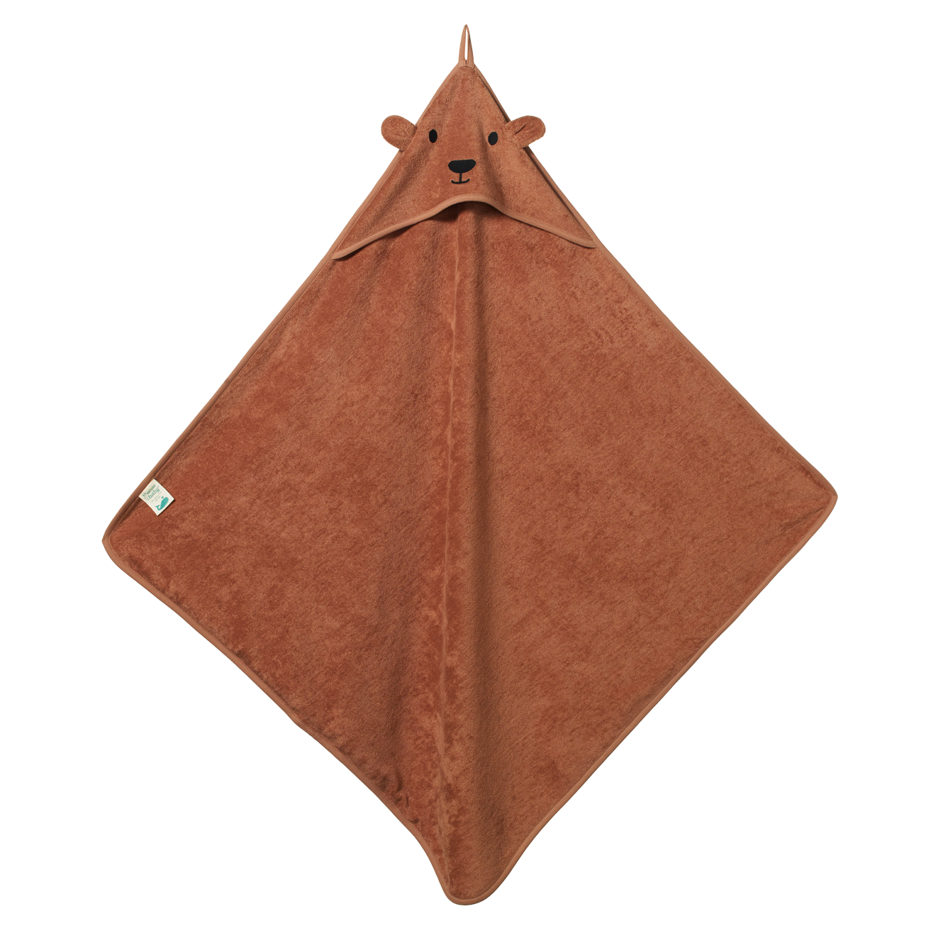 Nature Baby Bear Hooded Towel - Hazelnut