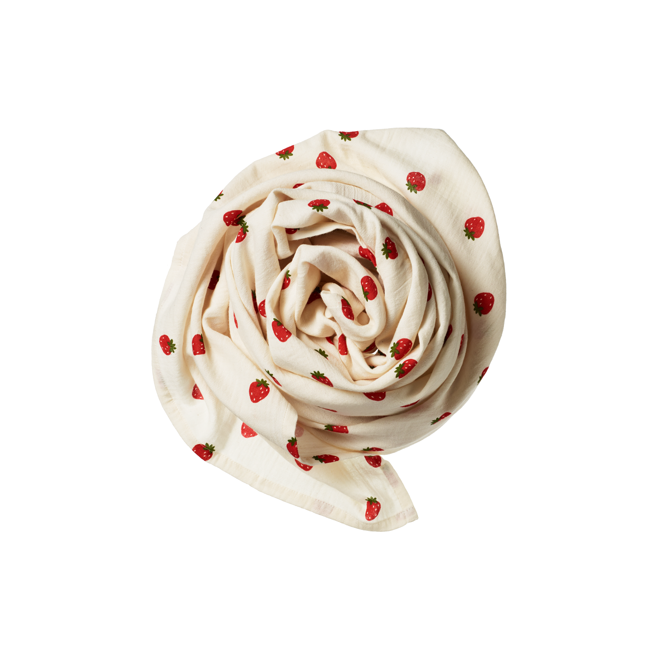 Nature Baby Muslin Wrap - Strawberry Fields Print