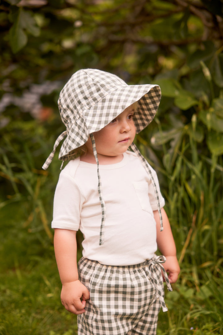 Nature Baby Sunny Pants - Thyme Check