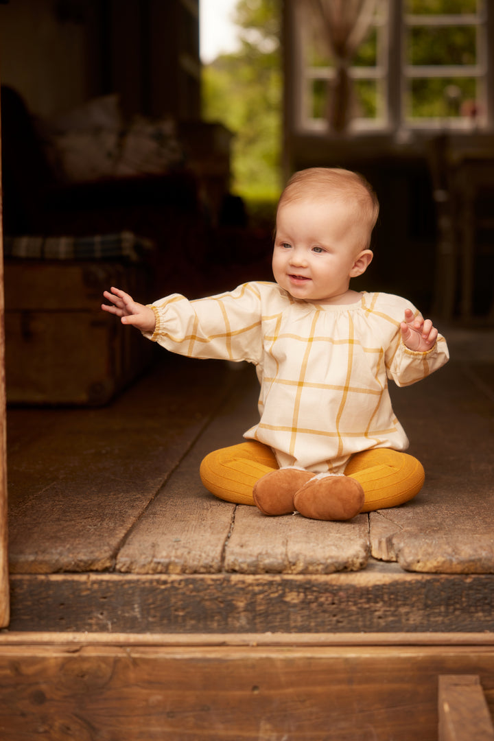 Nature Baby Meadow Bodysuit Gingham - Picnic Check