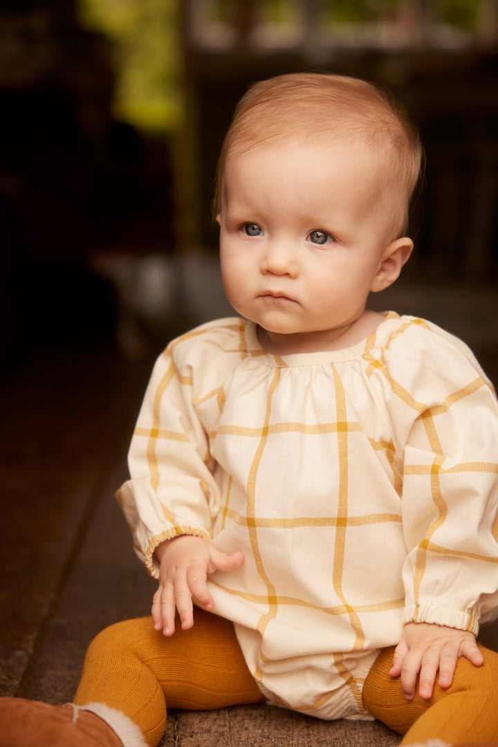 Nature Baby Meadow Bodysuit Gingham - Picnic Check