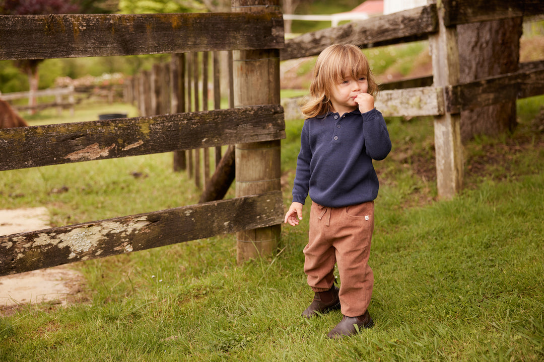 Nature Baby Grandpa Jumper - Night