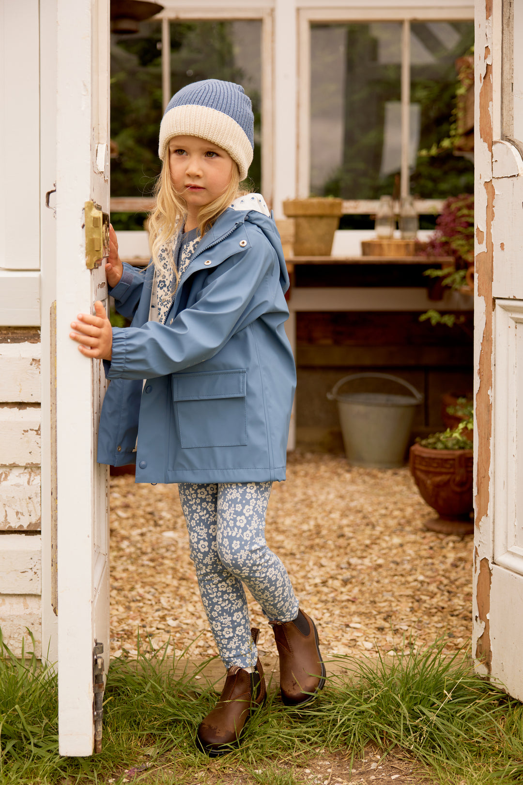 Nature Baby Raincoat - Sky Blue