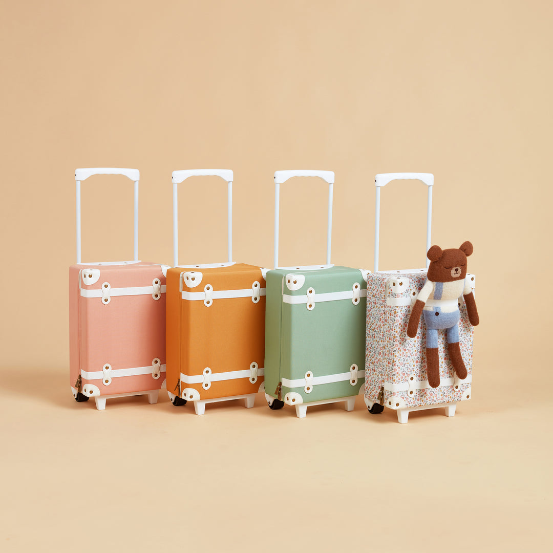 Olli Ella See-ya Suitcase - Apricot