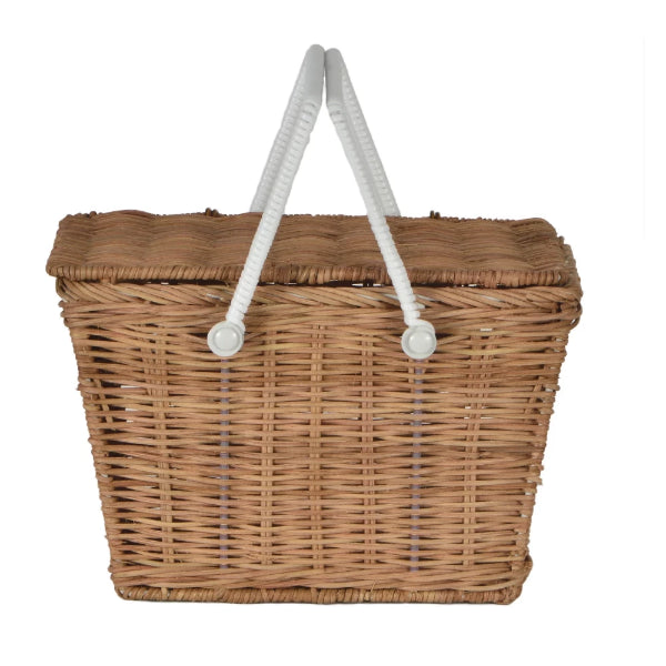 Olli Ella Rattan Piki Basket - Natural