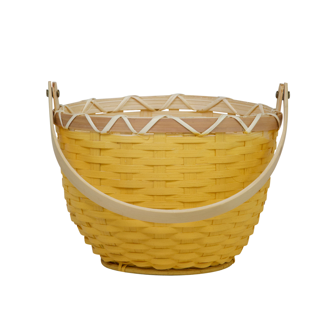 Olli Ella Blossom Basket Small - Mustard