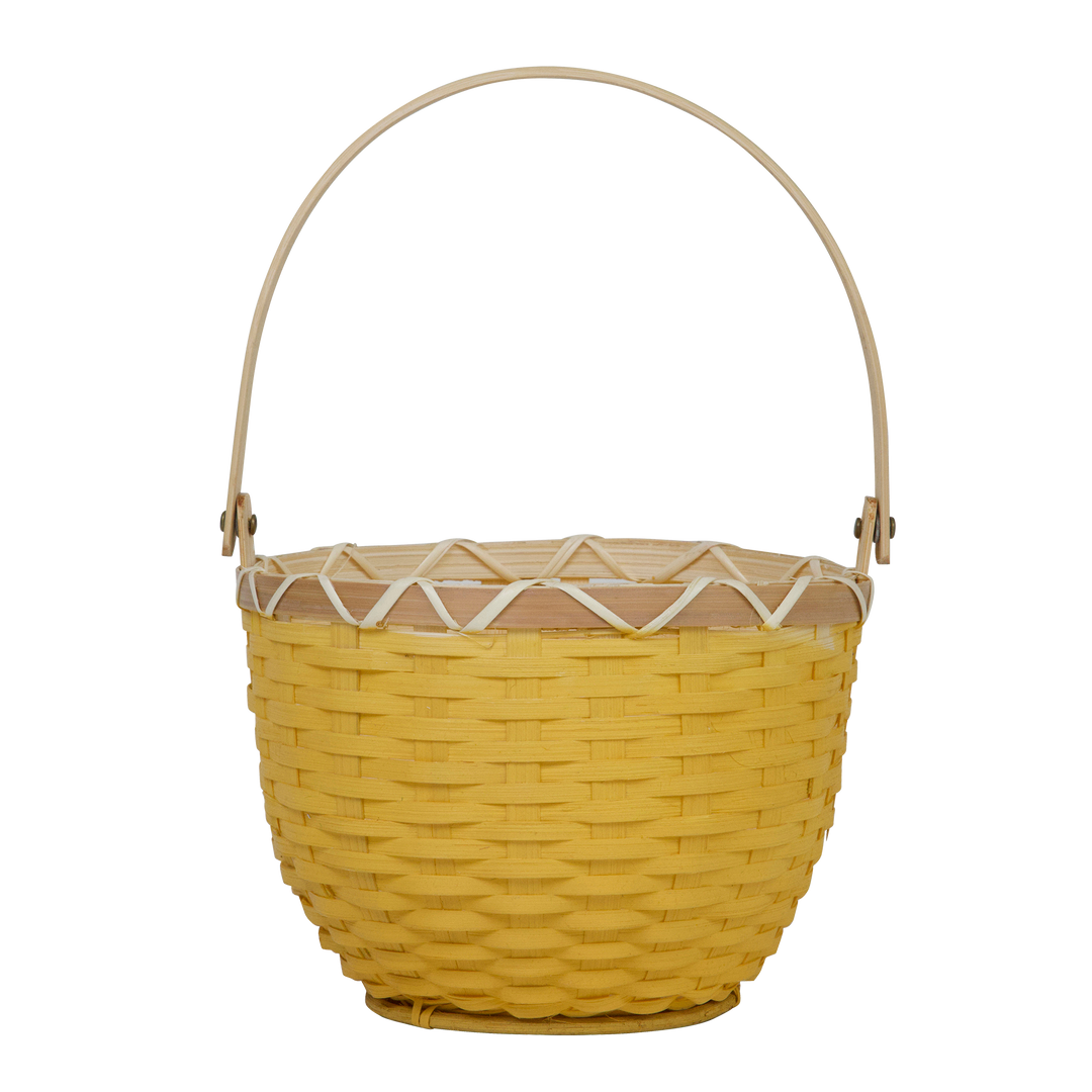 Olli Ella Blossom Basket Small - Mustard