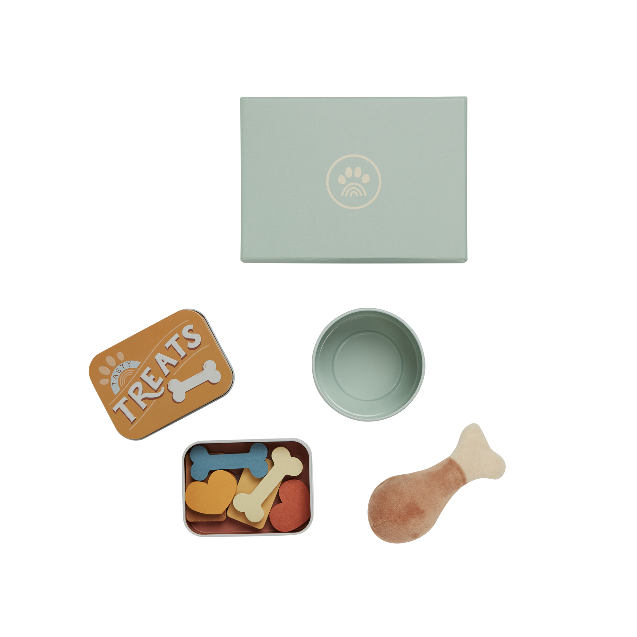 Olli Ella Dinkum Dogs Goodie Set - Pale Green