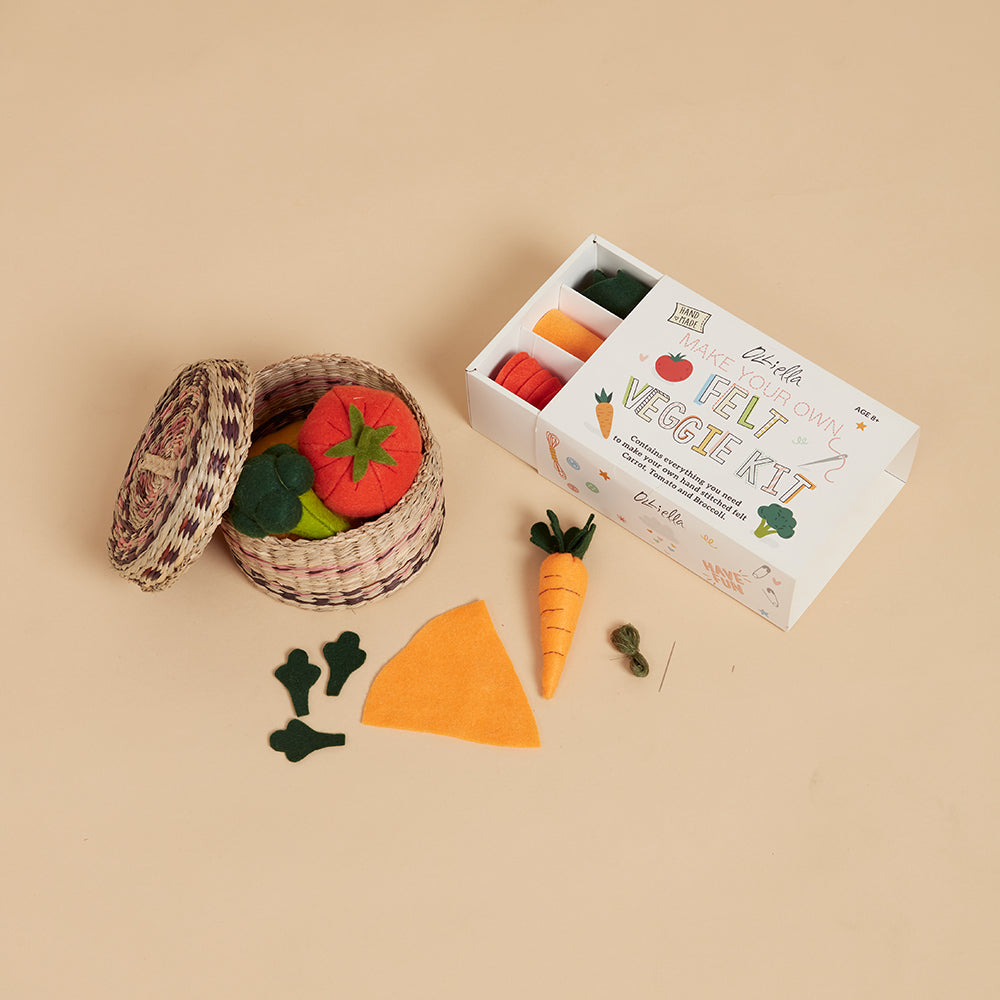 Olli Ella Make Your Own - Felt Vegetable Kit
