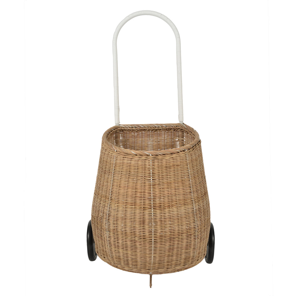 Rattan Luggy Basket Mama Size - Natural