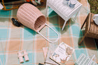 Rattan Luggy Basket - White