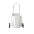 Rattan Luggy Basket - White