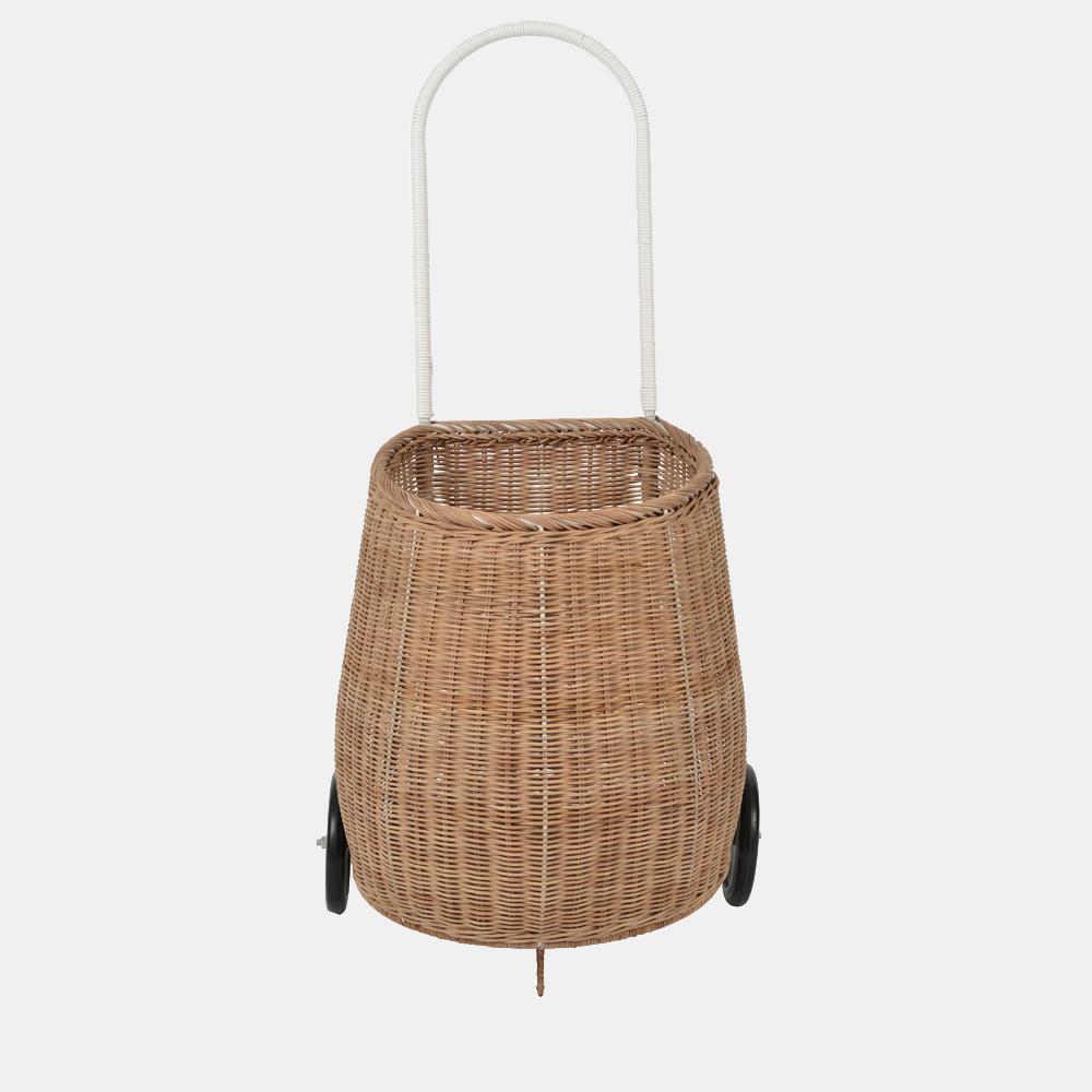 Rattan Luggy Basket Mama Size - Natural
