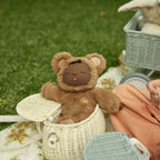 Mini Rattan Chari Bag - Chalk