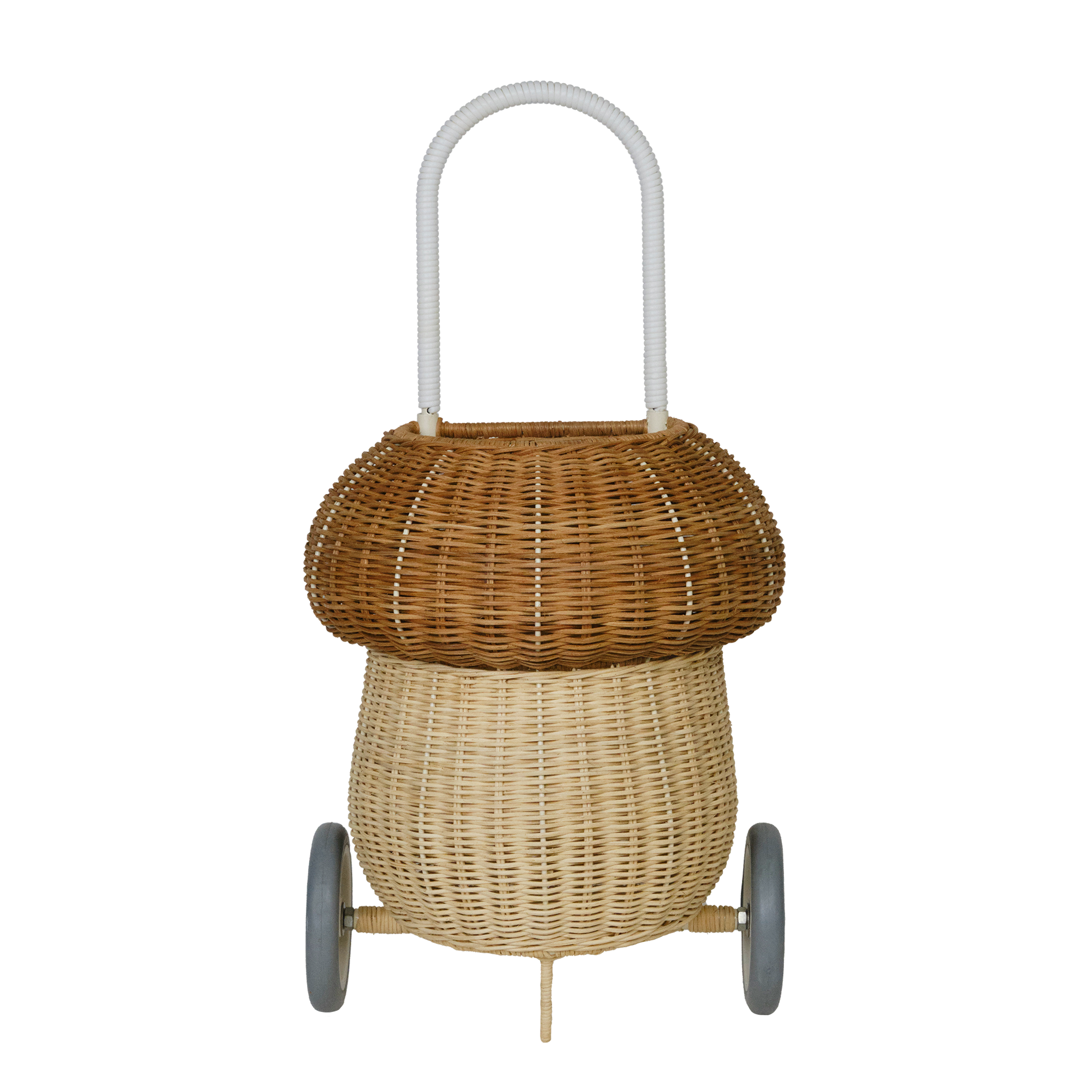 Olli Ella Rattan Mushroom Luggy - Natural