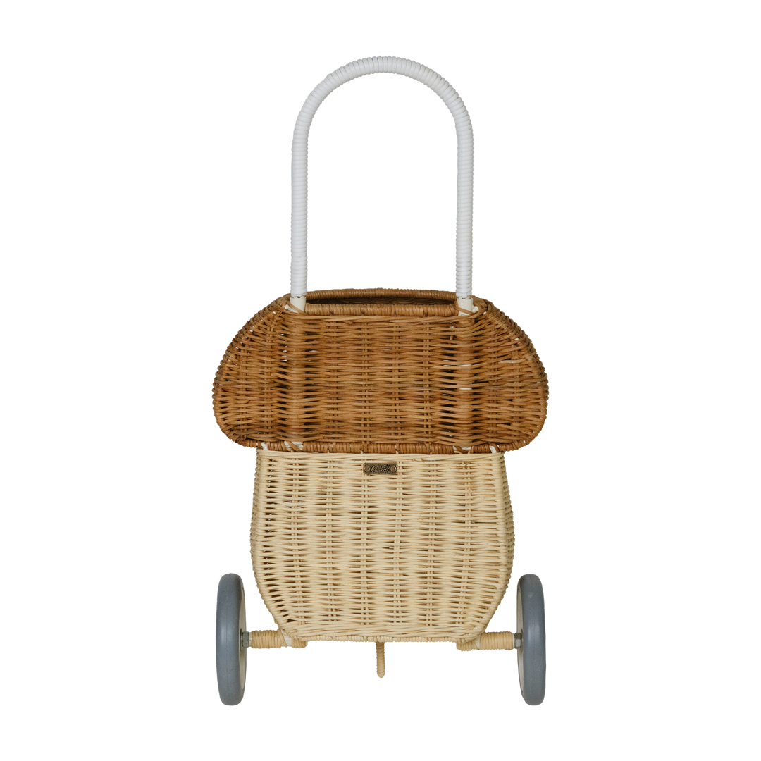 Olli Ella Rattan Mushroom Luggy - Natural