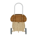 Rattan Mushroom Luggy - Natural