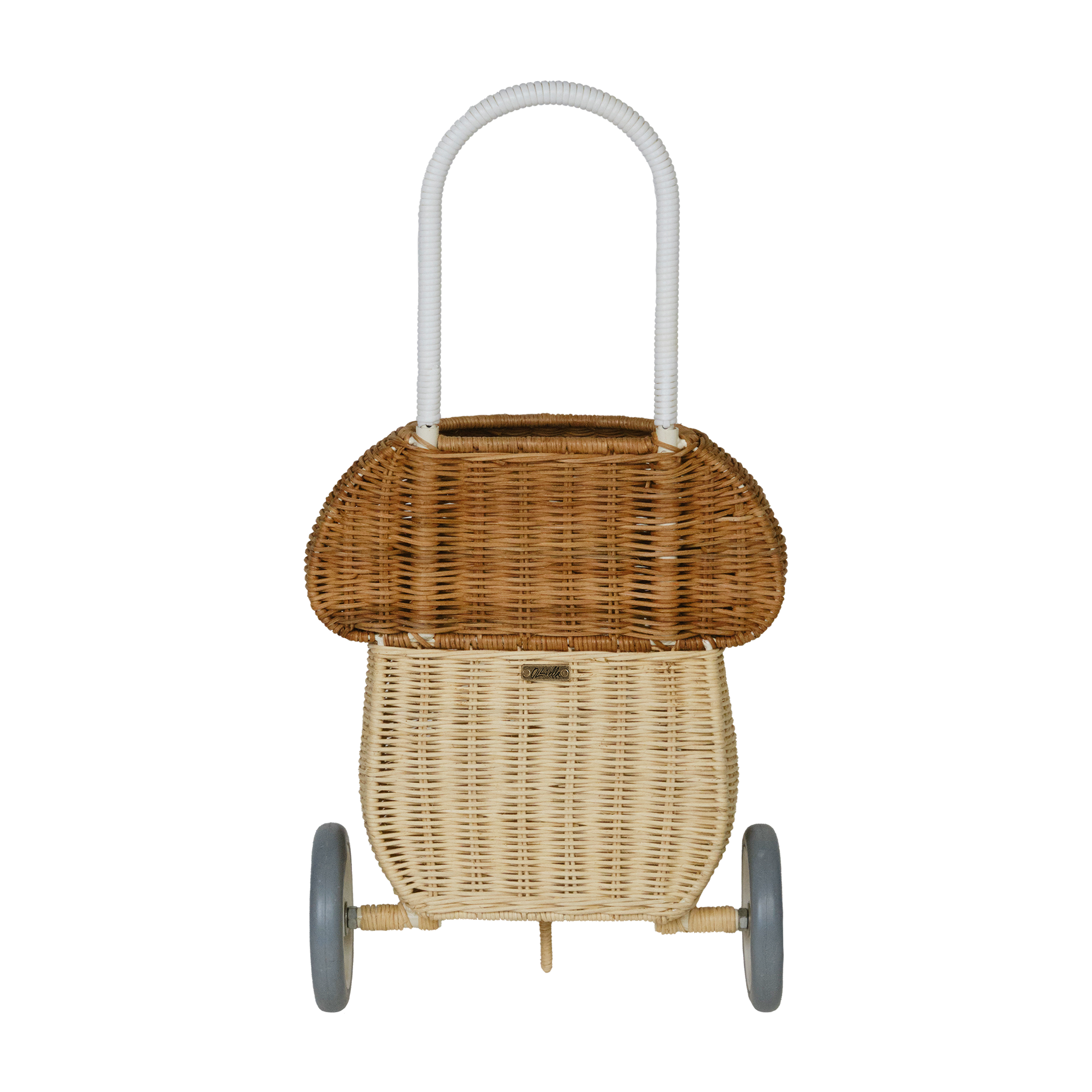 Olli Ella Rattan Mushroom Luggy - Natural